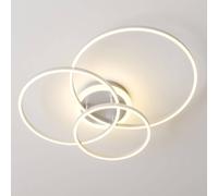 Lindby Smart Plafón LED Tula, control remoto, Tuya CCT