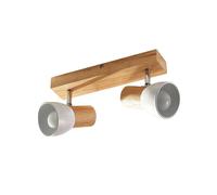 Lindby - Thorin 2 Lámpara de Techo Wood/White