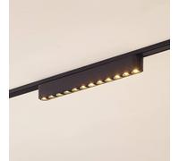 Lindby tira LED 48V Lumaro,negro,12 puntos,2,4cm,atenuable