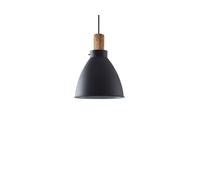 Lindby - Trebale Lámpara Colgante Black/Wood