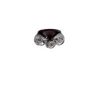 Lindby - Valentina 3 Lámpara de Techo Smoked Grey/Coffee