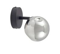 Lindby - Valentina Aplique de Pared Gris/Negro