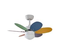 Lindby ventilador de techo con luz en color, blanco, lámpara | e27, moderno, de madera, con mando a distancia, con mando a distancia para sala de estar, salón, habitación infantil