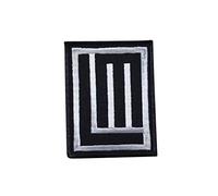 Lindemann Industrial gótico bordado para planchar sobre apliques de recuerdo