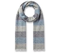 LINDENMANN Bufanda para Hombre azul Bufanda para hombre delgada 50% Algodón 50% Viscosa