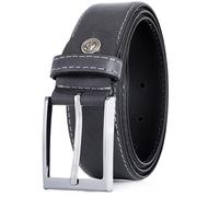 Lindenmann- Cinturón de cuero para hombre, gris, 151, tamaño/tamaño: 90