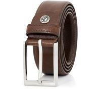 Lindenmann- Cinturón de cuero para hombre, mógano, 151, tamaño/tamaño: 145