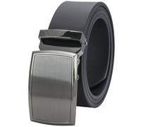 LINDENMANN Cinturón de piel para hombre, automático, 40 mm, piel de vacuno, color negro, Negro , Bundweite 115 cm Gesamtlänge 130 cm W 45.5 XXL