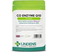 Lindens Coenzima Q10 30mg Pastillas 120 PACK UK fabricante apto para Veganos y VEGETARIANOS