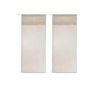 Linder 0169/29/427/Beige - Visillo, poliéster, 45X90, Color Beige