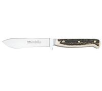 Linder - Cuchillo de Caza de la Hoja Longitud 11.1 cm, 23.2 cm de Cuerno de Ciervo, 165512