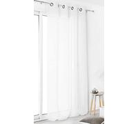 Linder Velo de Lino Visillo, Tela, Blanc Oeillets, 145 x 260 cm