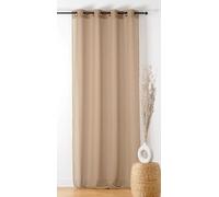 Linder - Visillo con Hebilla - Acabado con Ojales de Color cañón de Rifle - Color Cordel - 140 x 240 cm - 100% poliéster - Certificado Oeko-Tex - Colección Boucline