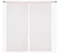 LINDER - Visillo para Cortinas (45 x 120 cm, 100% poliéster, Certificado Öko-TX, Tejido y teñido en Francia, colección Etamine Helada