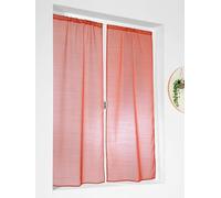 Linder - Visillo para Cortinas (60 x 140 cm, 100% poliéster, Certificado Öko-TX, Tejido y teñido en Francia, colección Etamine Helada