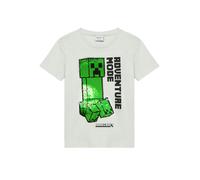 Lindex Camiseta 'Minecraft' verde / negro / blanco cáscara de huevo 98-104 verde / negro / blanco cáscara de huevo