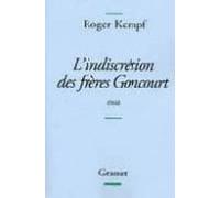 Lindiscrétion Des Frères Goncourt (ebook)