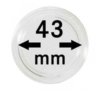 Lindner 2250043P Cápsulas para monedas-paquete de 10