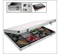 Lindner 4890-12 ALU Sammelvitrinen Lavado 12x 87x90x35mm Para lego Figuras