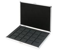 LINDNER Das Original Estuche de Aluminio para 24 Monedas con 1 Plantilla para Monedas con un diámetro de hasta 47 mm - Edición Especial