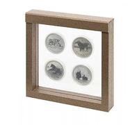 LINDNER Das Original Marco para Objetos Nimbus 150, 150 x 150 mm (Interior), decoración de Madera