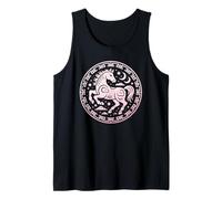 Lindo 2026 Año del Caballo Lunar Girl Zodiac Dragon Joy Camiseta sin Mangas