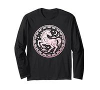 Lindo 2026 Año del Caballo Lunar Girl Zodiac Dragon Joy Manga Larga