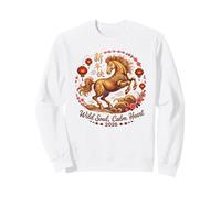 Lindo 2026 Caballo Dama Salvaje Alma Calma CORAZÓN Zodiaco Poder Sudadera