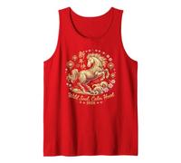 Lindo 2026 Crazy Horse Lady Wild Soul Calm Heart Fortune Girl Camiseta sin Mangas