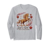 Lindo 2026 Just Girl QUIEN AMA LOS Caballos Zodiaco Vida Fortuna Manga Larga