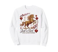 Lindo 2026 Just Girl QUIEN AMA LOS Caballos Zodiaco Vida Fortuna Sudadera