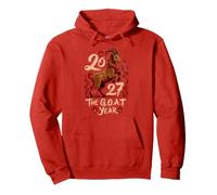 Lindo 2027 Fire Goat Year Zodiac CNY Mama Fortune My Greatest Sudadera con Capucha
