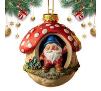 Lindo 2D Acrylic Christmas Gnome Ornaments | Holiday Gnome Decorations Made Of 2D Acrylic, Perfect For Christmas Trees, Winter Decoration, Gardening, Daily Indoor Displays, fiestas, Offices, Homes