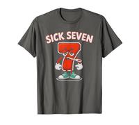 Lindo 67 Enfermera Escuela Enfermo Seis Siete Humor Seis Siete Cerebro Camiseta