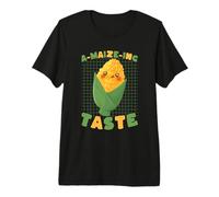 Lindo A-Maize-ING Sabor maíz Juego de Palabras Foodie diseño Camiseta Premium