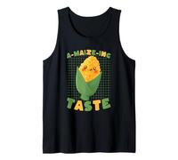Lindo A-Maize-ING Sabor maíz Juego de Palabras Foodie diseño Camiseta sin Mangas