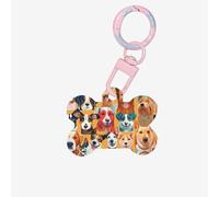 Lindo adorno acrílico con estampado de perro carlino, adorno para mascotas, llavero, envoltura de regalos, para los amantes de las mascotas