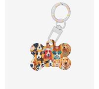 Lindo adorno acrílico con estampado de perro carlino, adorno para mascotas, llavero, envoltura de regalos, para los amantes de las mascotas