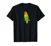 Lindo Agapornis pájaro agapornis dibujo lindo diseño trasero Camiseta