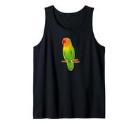 Lindo Agapornis pájaro agapornis dibujo lindo diseño trasero Camiseta sin Mangas