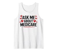 Lindo Agente de Seguros de Salud me Pregunta sobre Marketing de Medicare Camiseta sin Mangas