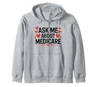 Lindo Agente de Seguros de Salud me Pregunta sobre Marketing de Medicare Sudadera con Capucha