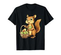 Lindo aguacate ardilla arte animal aguacate fruta obra de arte Camiseta