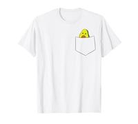 Lindo aguacate en el bolsillo Alimento vegetariano Avocado Camiseta