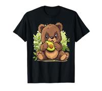 Lindo Aguacate Oso Fruta Animales Amantes Animal Arte Acuarela Camiseta