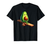Lindo aguacate sentado en balancín de dibujos animados Camiseta