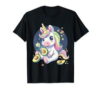 Lindo aguacate unicornio animal arte colorido unicornio amante Camiseta