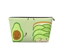 Lindo Aguacate Y Tostadas Y Huevo Fiado, Bolsa de artículos de tocador Bolsa de Maquillaje Bolsa de cosméticos Bolsa de artículos de tocador de Viaje portátil