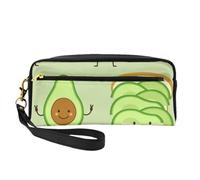Lindo Aguacate Y Tostadas Y Huevo Fiado, Bolsa de Maquillaje Bolsa de cosméticos Bolsa de Aseo de Viaje portátil Estuche de Cuero para Mujeres y niñas