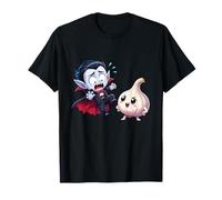 Lindo ajo, asustando, Vampiro, Kawaii, Halloween Camiseta